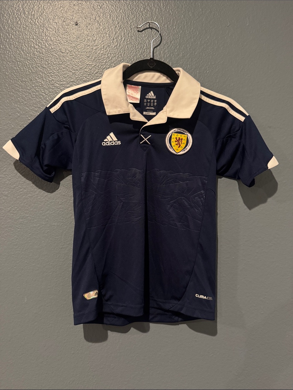 Adidas Scotland Home Football Jersey 2012-2014 Youth Small